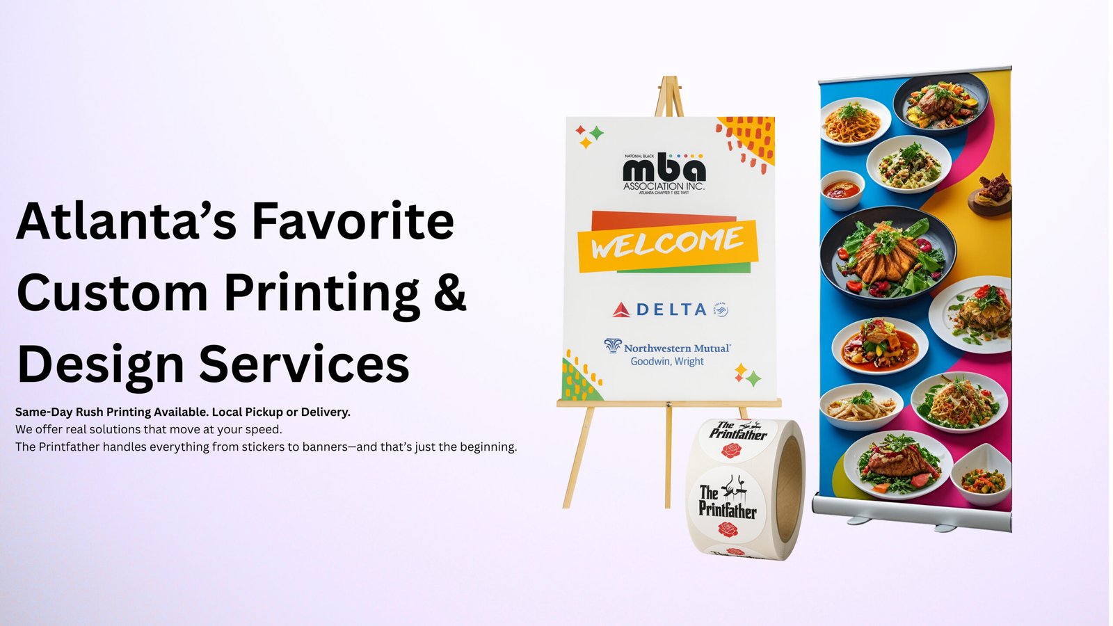 Atlanta Print Shop Standees Banners Stickers
